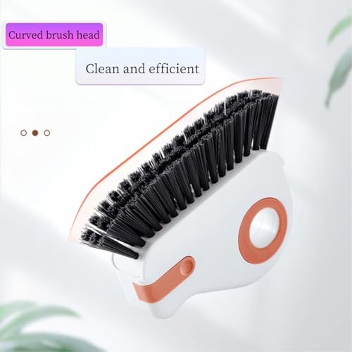 MauSong 2 in 1 Window Track Cleaning Tool with Scraper and Brush