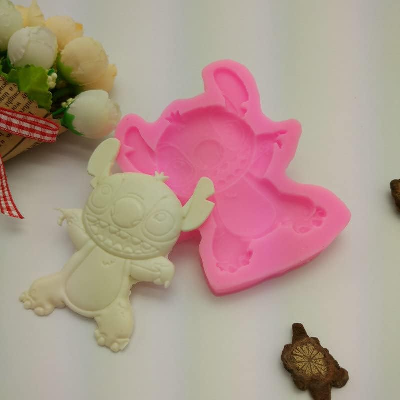 Guratapa Cartoon Anime Silicone Molds for DIY Fondant and Candy Making