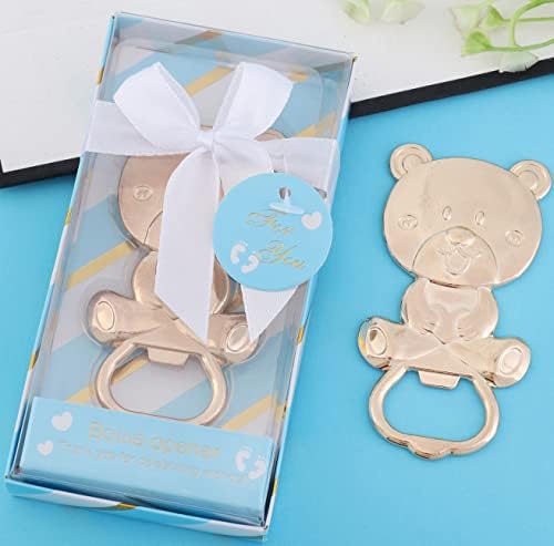 15 Pack Bear Bottle Opener Baby Shower Favor