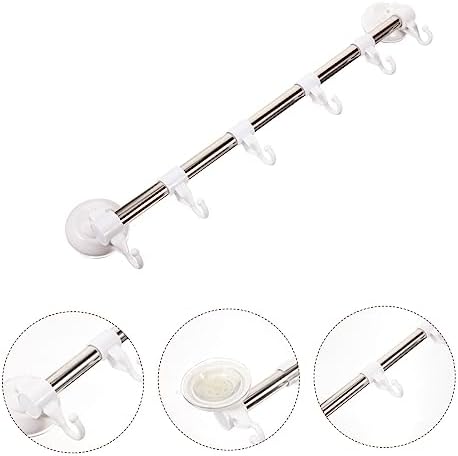Adjustable Suction Cup Towel Bar Hooks for Wall Mount