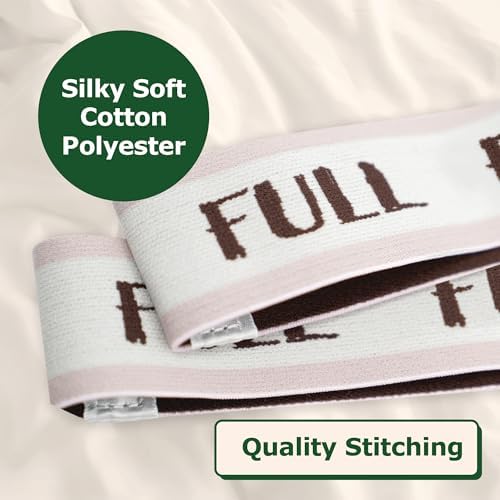 ECOHomes Bed Sheet Organizer Bands 4PCS Cream