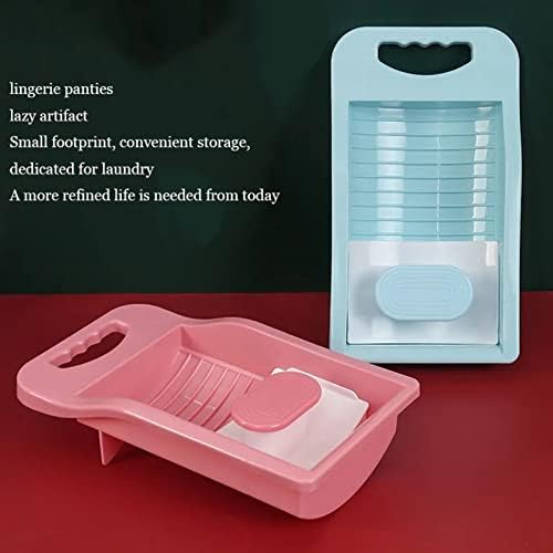 DCFV Plastic Mini Washboard with Handle 2 Sizes Green