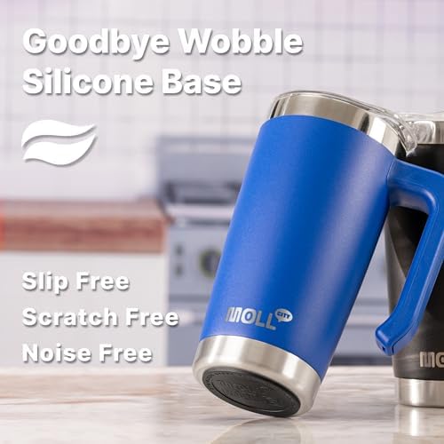 20 oz Travel Coffee Mug with Handle and Leakproof Lid