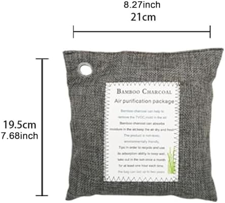 Charcoal Shoe Deodorizer Bag 500g Gray