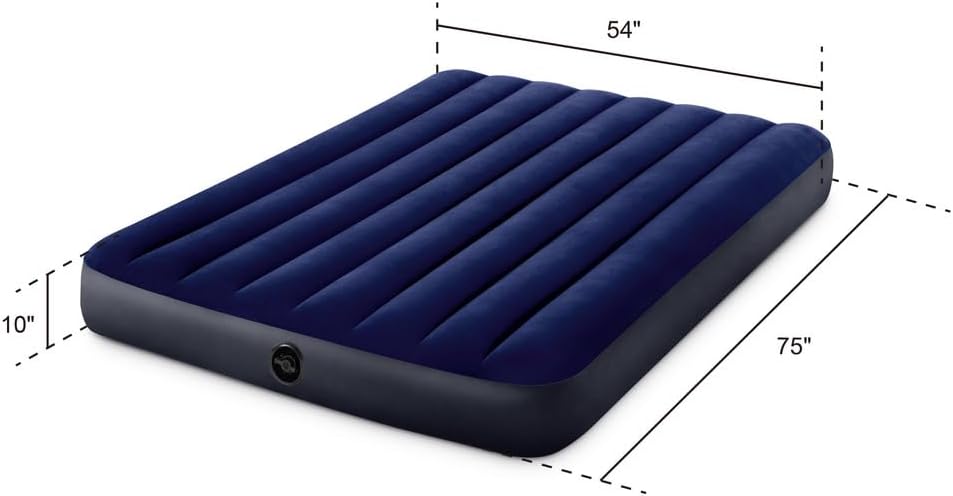 Intex Dura-Beam Air Mattress Full Size 10in 600lb