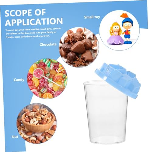 Unomor 12pcs Clear Candy Boxes for Wedding and Party Favors