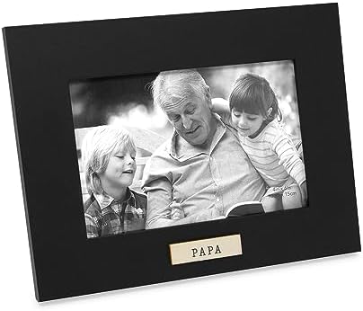 Isaac Jacobs 4x6 Wood Sentiments Papa Picture Frame