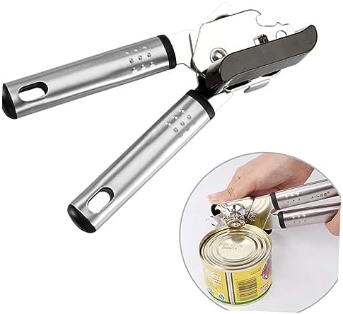 DECHOUS Manual Can Opener with Lid Lifter and Anti-Slip Grips