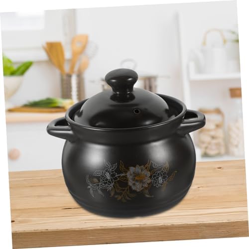 SHOWERORO Ceramic Casserole Pot with Lid