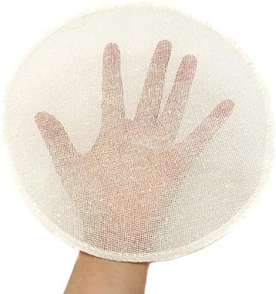 Honbay 12 Pcs Pure Cotton Round Steamer Liners