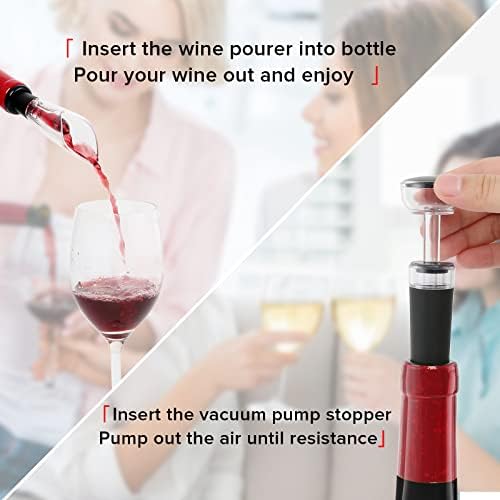Secura Electric Wine Opener Set 5 in 1