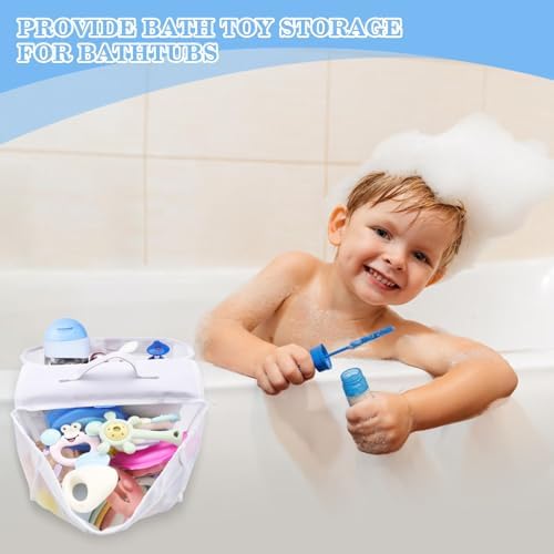 Wenai Large 2-Compartment Bath Toy Organizer