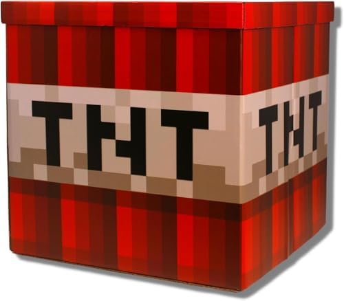 Foldable Pixelated Storage Box with Lid