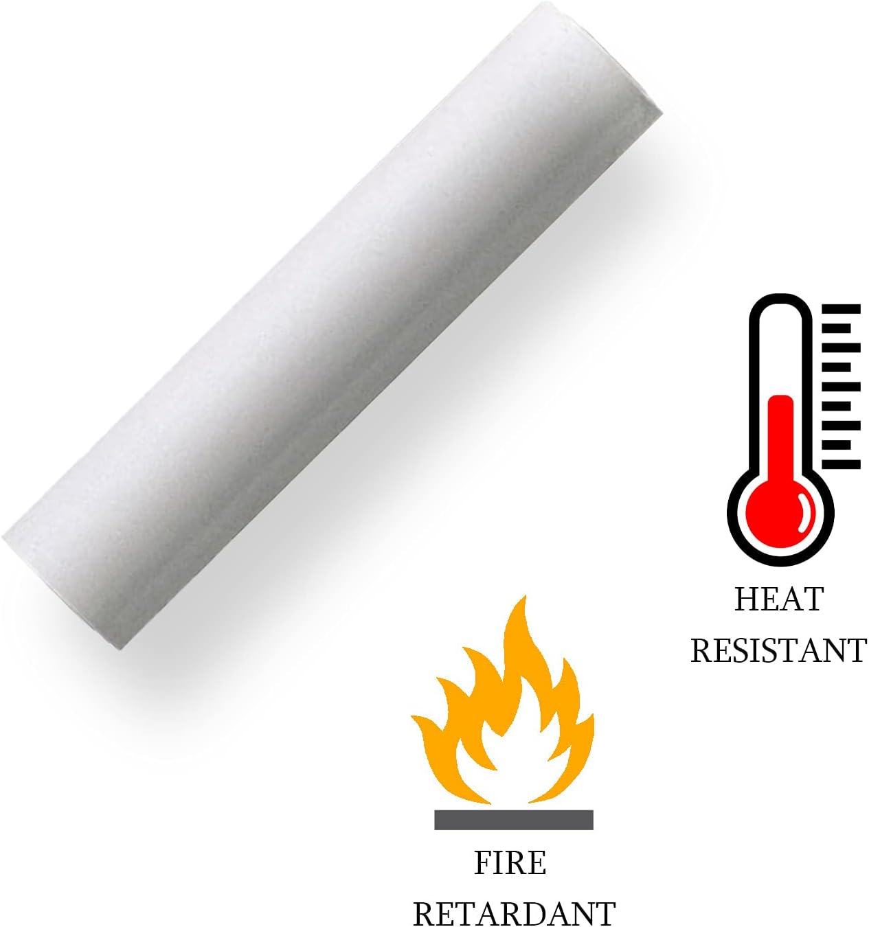 Ciata 12 Pack White Plastic Candle Covers 3 Inch