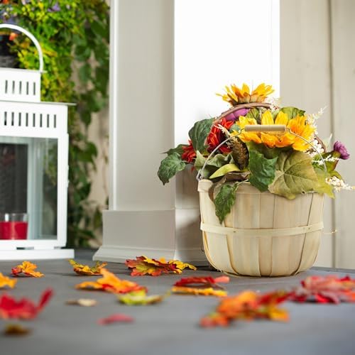 Cornucopia Brands Round Wooden Baskets 2-Pack Natural