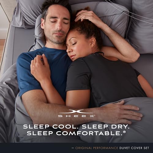 SHEEX Original Performance Cooling Duvet Cover Set Graphite