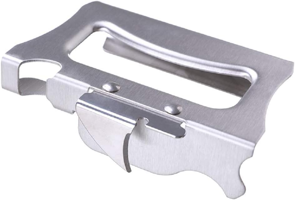 Sturdy Stainless Steel Manual Can Opener with Large Handle
