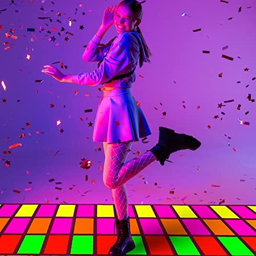 Mixweer Neon Dance Floor 118x39 Inch for Parties