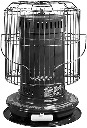 KeroHeat Sengoku Kerosene Heater 23500 BTU Portable Black