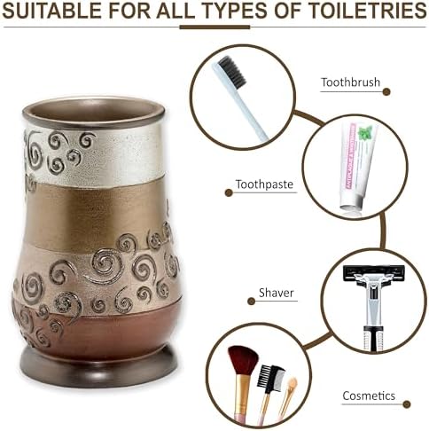 Popular Bath Tumbler Miramar Collection Multicolor