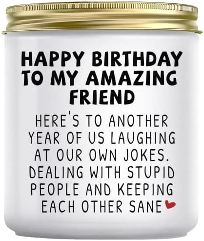 Jonico Lavender Candle Birthday Gift for Women