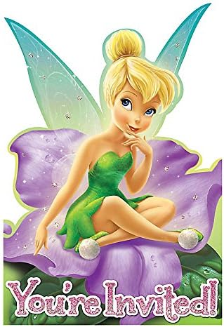American Greetings Disney Fairies Tinkerbell Party Invitation Set