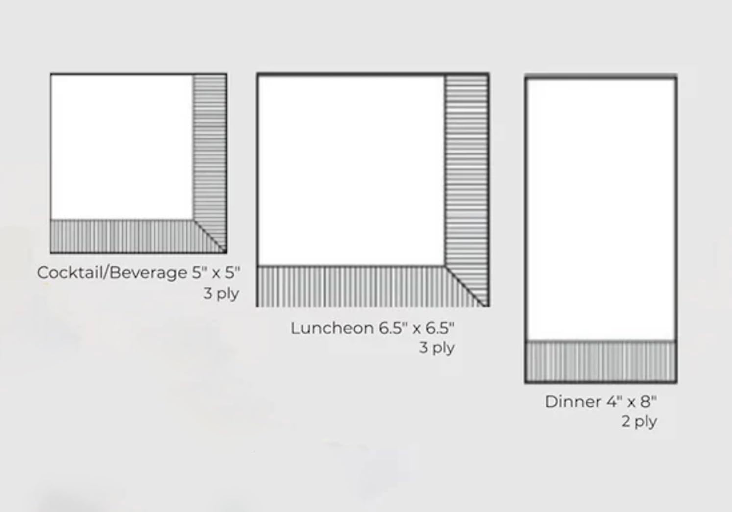 IHR Ideal Home 3-Ply Cocktail Napkins 5x5 20-Count Wine Shelves Pack