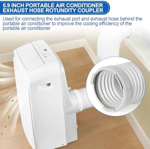 59 Inch Portable AC Hose Coupler Exhaust Adapter