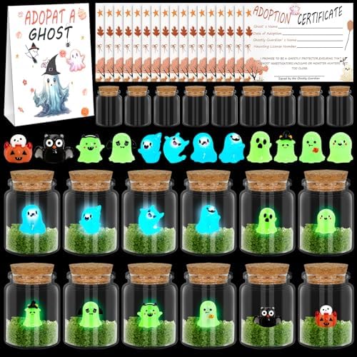 38 Pcs Adopt a Ghost Halloween Party Favors Decor