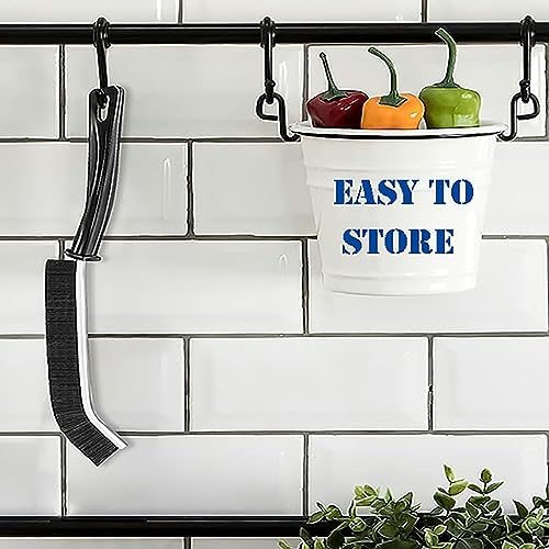 4 Pcs Hard Bristle Crevice Cleaning Brush Set