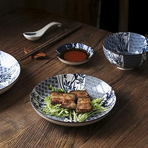 Gegong 12 Inch Fish Plate Blue White Porcelain Serving Plate