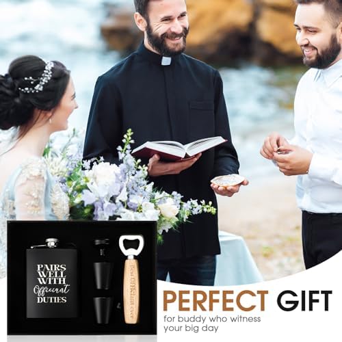 SiliFine Officiant Gift Set for Wedding Day