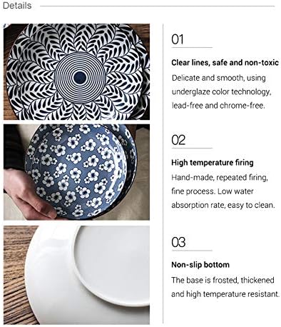 Gegong 12 Inch Fish Plate Blue White Porcelain Serving Plate