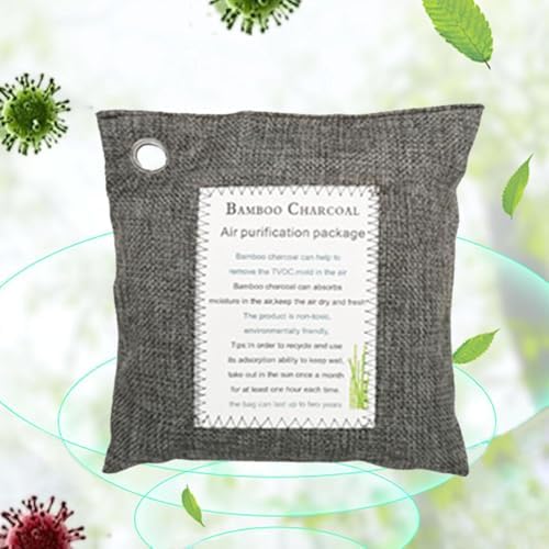 Charcoal Shoe Deodorizer Bag 500g Gray