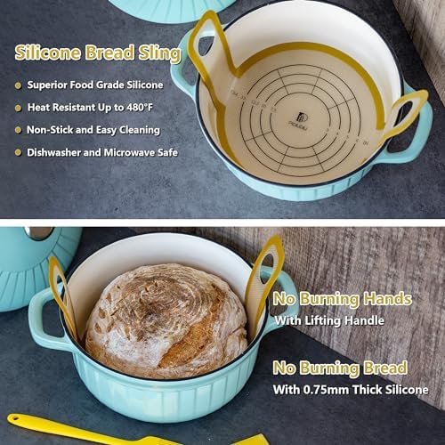 Pidiudu Sourdough Starter Kit with Banneton Basket and Baking Tools