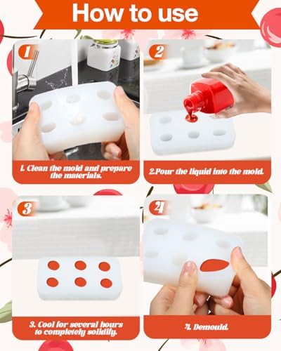 6 Cavity Cherry Silicone Mold for Candy Making