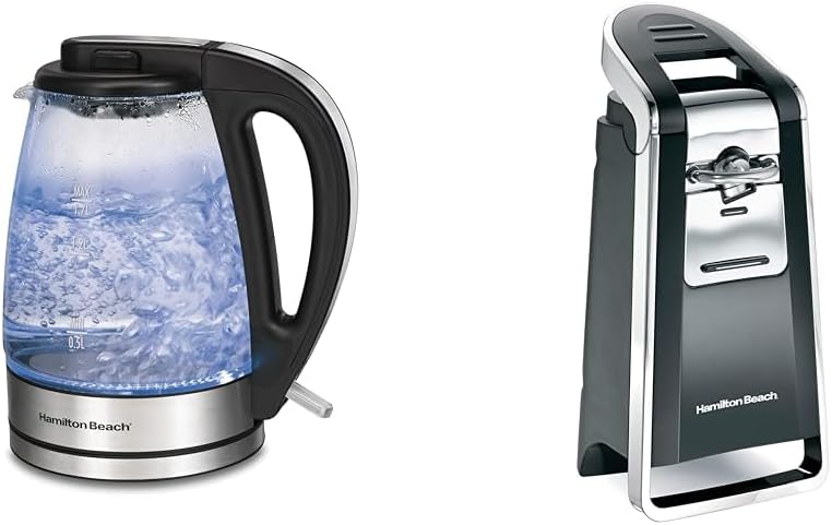 Hamilton Beach Electric Kettle Can Opener Bundle