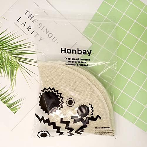 Honbay 12 Pcs Pure Cotton Round Steamer Liners