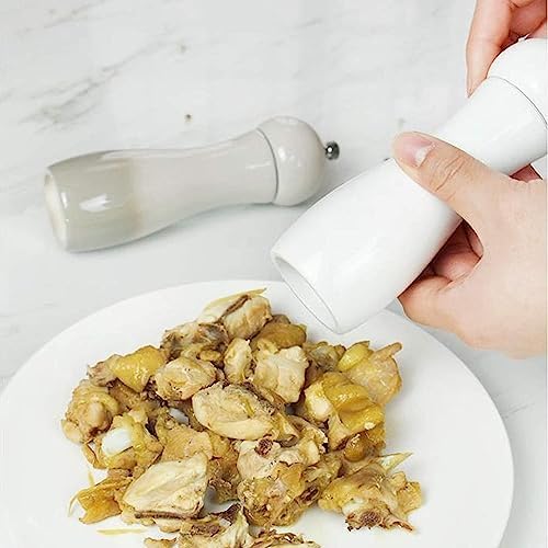 Salt and Pepper Grinder Set with Adjustable Ceramic Mill