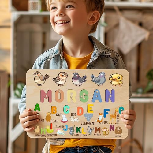 Personalized Wooden Name Puzzle for Kids 1
