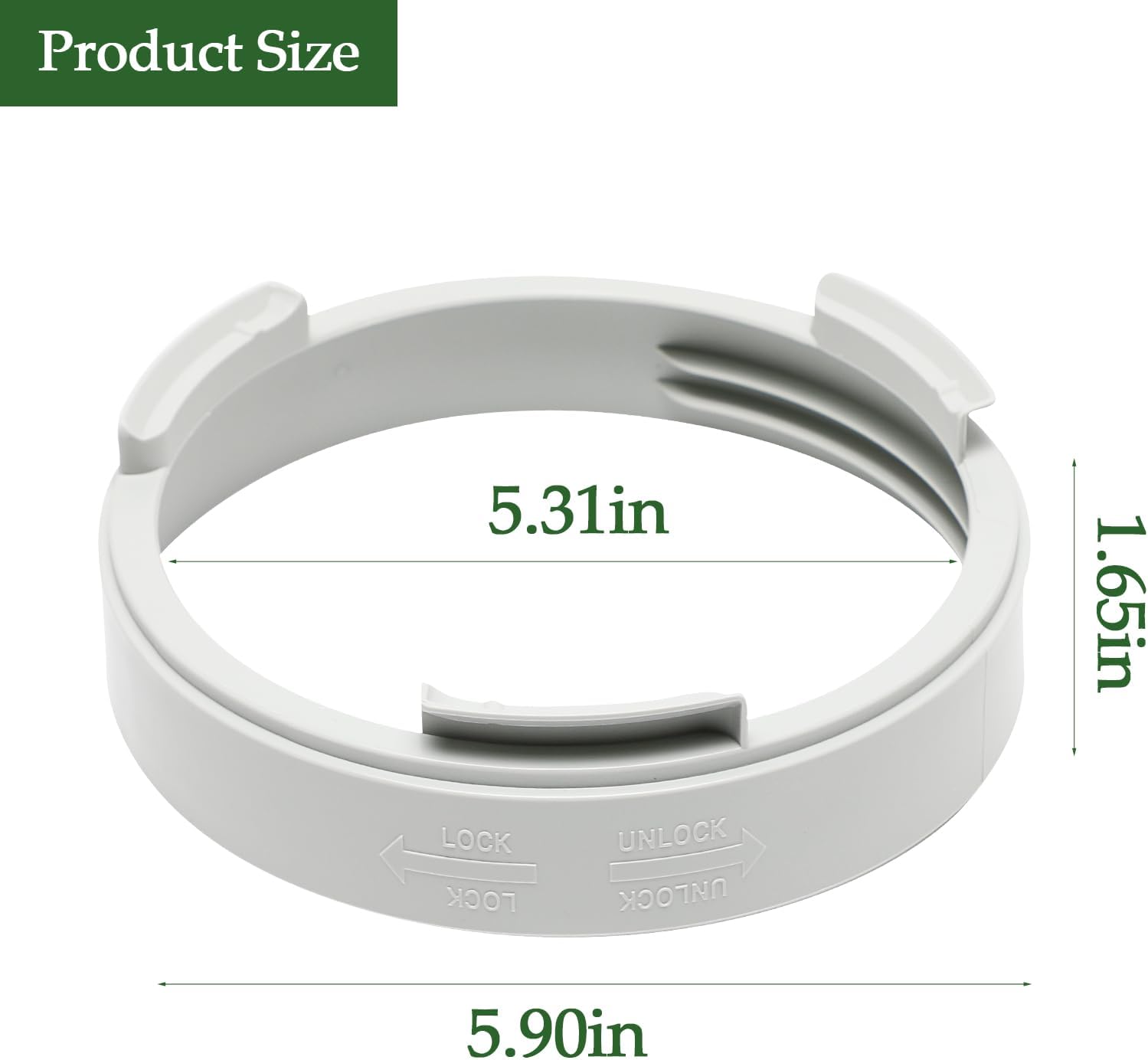 59 Inch Portable AC Exhaust Hose Adapter
