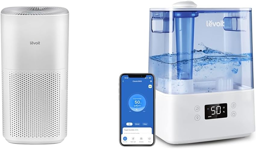 LEVOIT Core 600S Smart Air Purifier with Humidifier