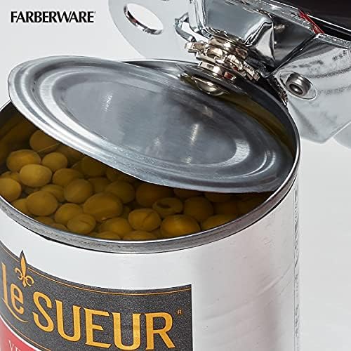 Farberware Pro Soft Knob Can Opener and Bottle Opener Black