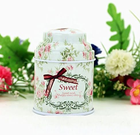 TooGet Cylinder Tinplate Tins 6-Pack for DIY Candles and Storage