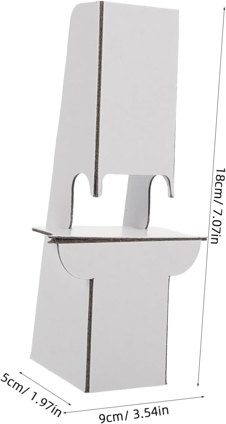 NUOBESTY 12pcs Cardboard Easel Stands for Posters Signs Wedding Events