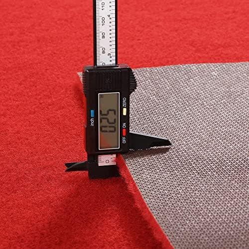 HOMBYS Extra Thick Red Carpet Runner 3x10 ft