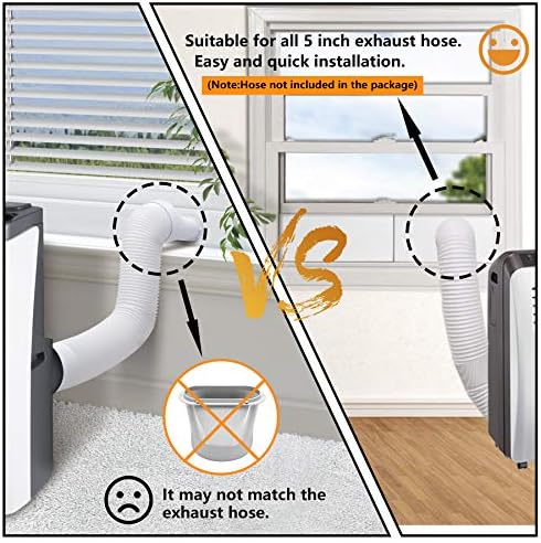 LBG Products Portable AC Window Seal Plates Kit