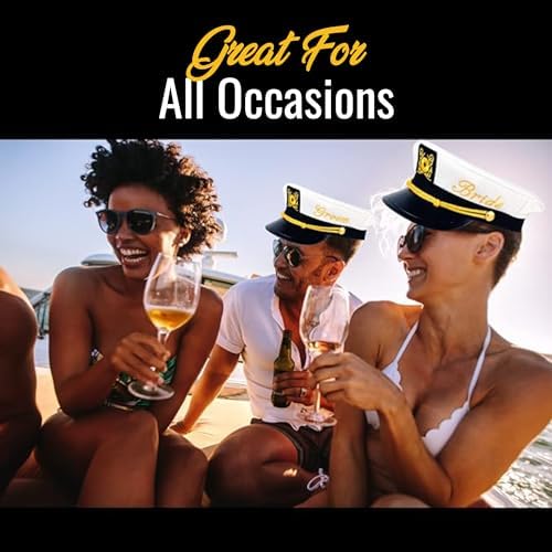 Bachelor Party Captains Hat - Groom to Be Nautical Headwear