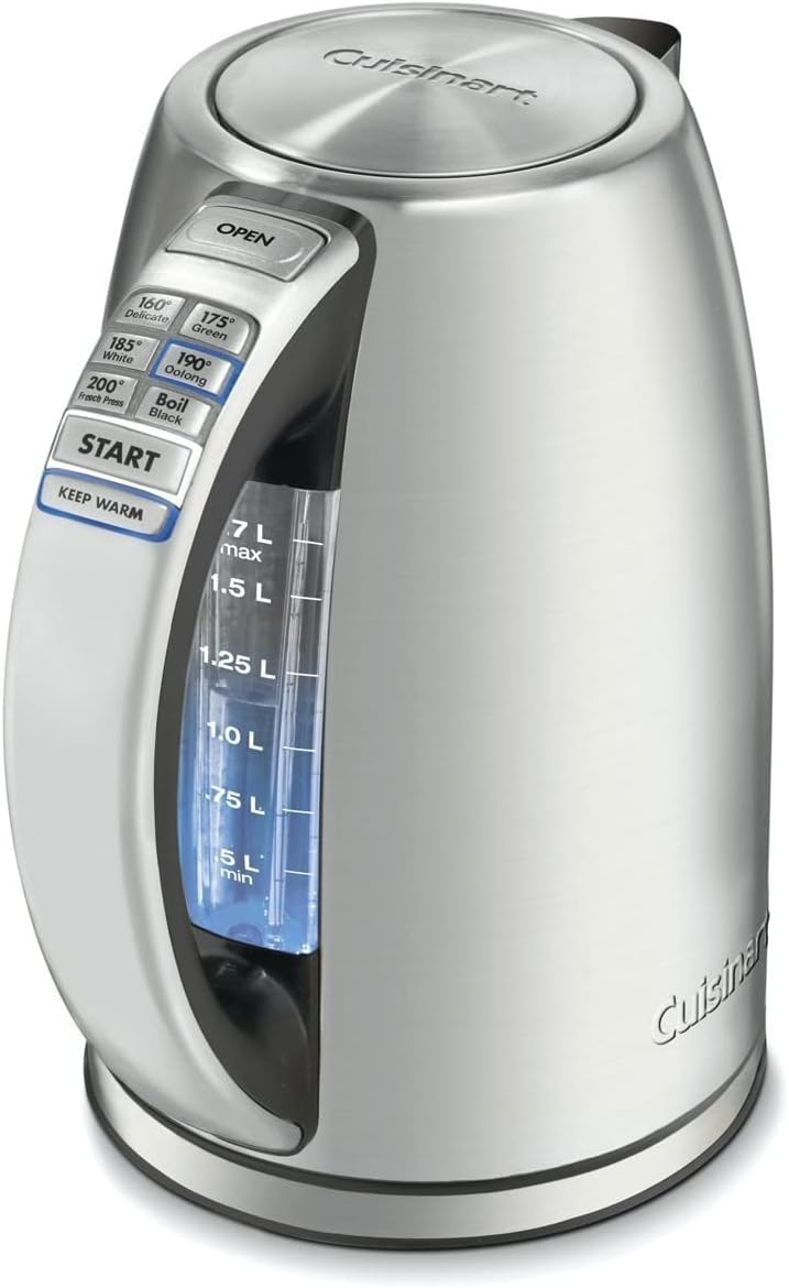 Cuisinart 17 Liter Electric Kettle with 6 Preset Temperatures and Can Opener