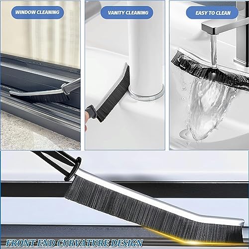 4 Pcs Hard Bristle Crevice Cleaning Brush Set